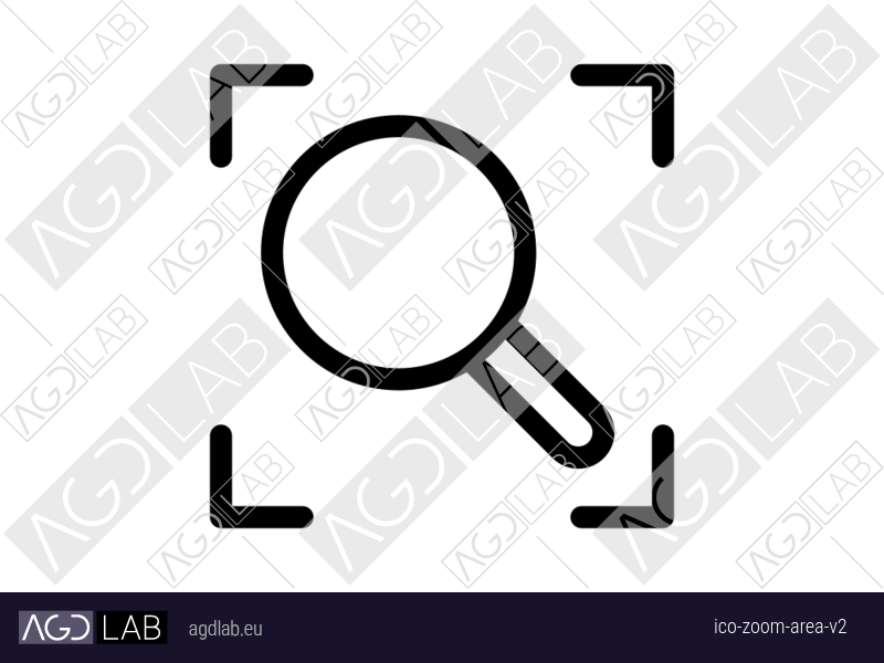 Zoom area alternative version icon